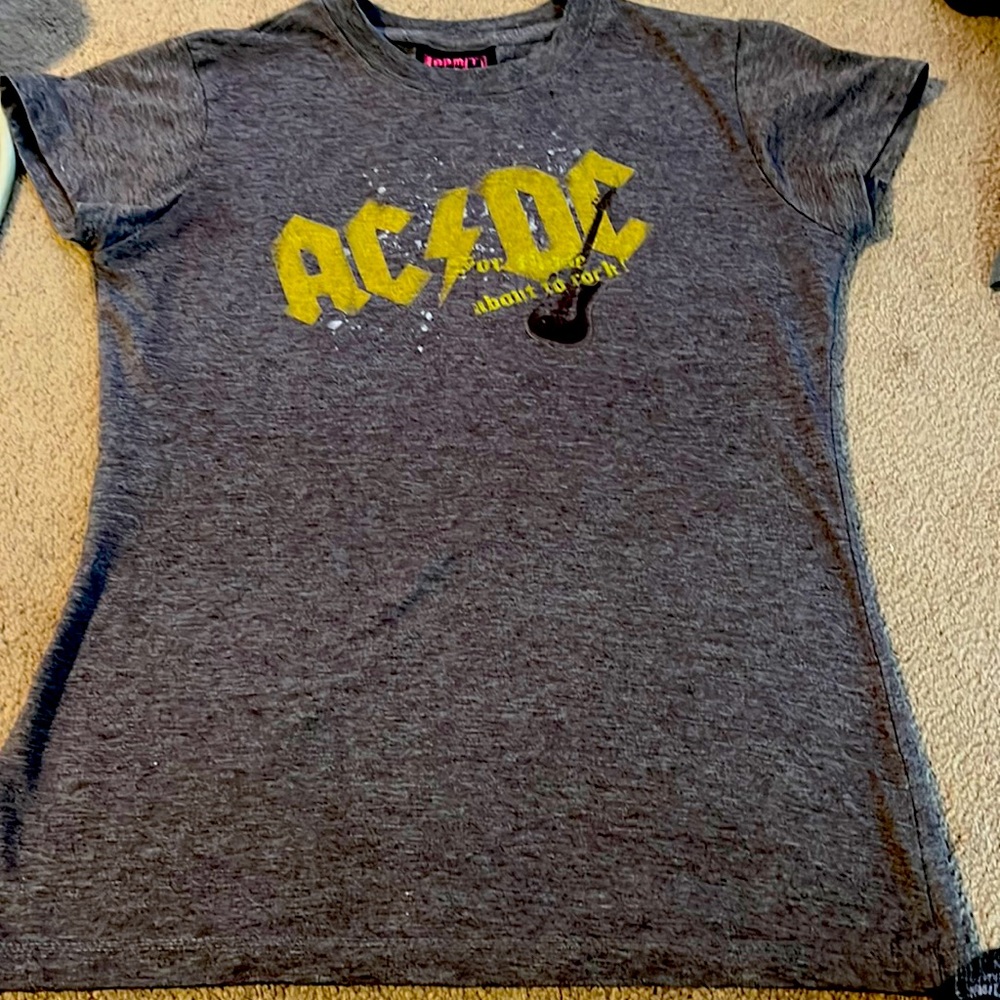 AC/DC tee. Women’s medium
